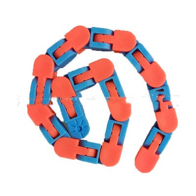 1pc nowe dzieci autyzm wąż puzzle wielokolorowe zwariowane utwory pstryknąć oraz Kliknij zabawki typu denerwować klasyczna zabawka sensoryczna: A