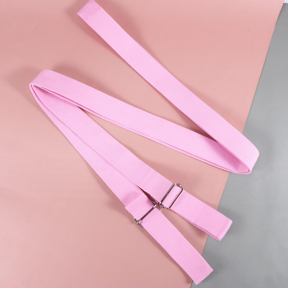 1Pc Elastic Ballet Foot Stretch Band Back Shoulder Flexibility Gymnastic Yoga Pilates Training Ballet Dance Resistance Band (Ros: Pink