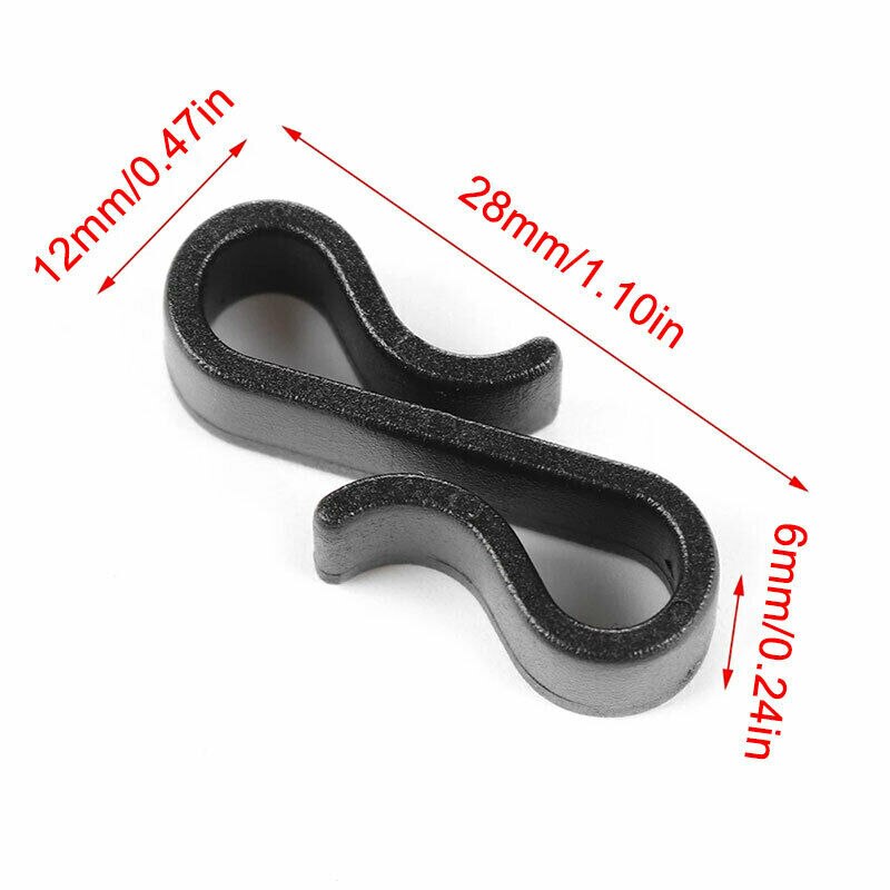 50pcs Gutter Hooks Heavy Duty Clips Rope Buckle Camping Tools Year Party Lights Decoration Clip Outside Gutter Hook