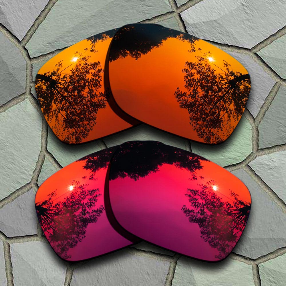 Okulary przeciwsłoneczne spolaryzowane wymienne soczewki do Oakley Jupiter Squared-odmiany: Red-Violet Red