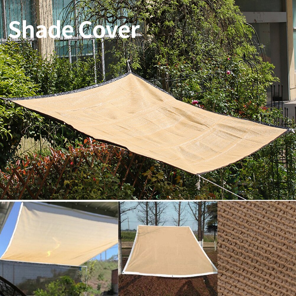 2x3m Permeable Cloth Greenhouse Home Pergola With Grommets Patio Canopy Succulent Plant Shade Cover Netting Mesh Sunblock HDPE