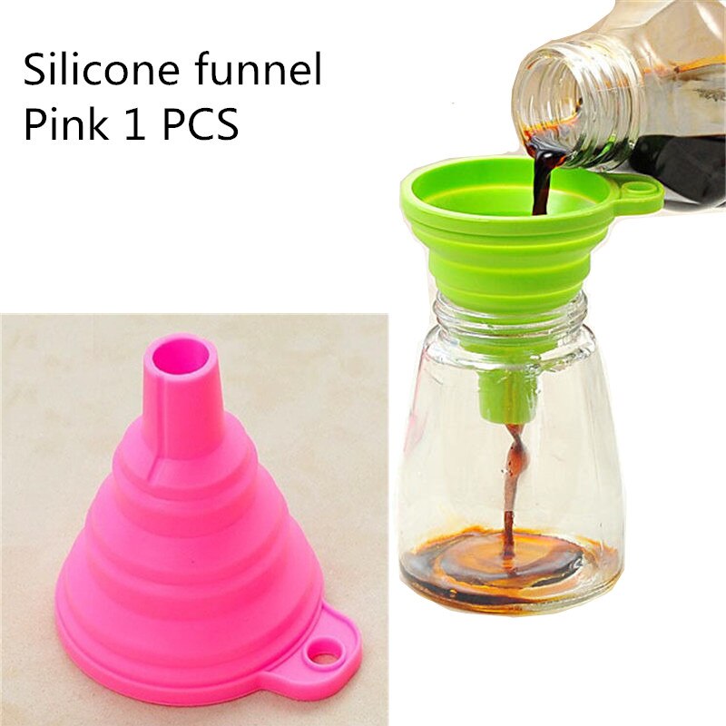 6 Pcs Keuken Gadgets Keuken Accessoires Herbruikbare Silicon Stretch Deksels Universele Deksel Silicone Voedsel Wrap Kom Deksel Keuken Gereedschap: Pink 1 PCS