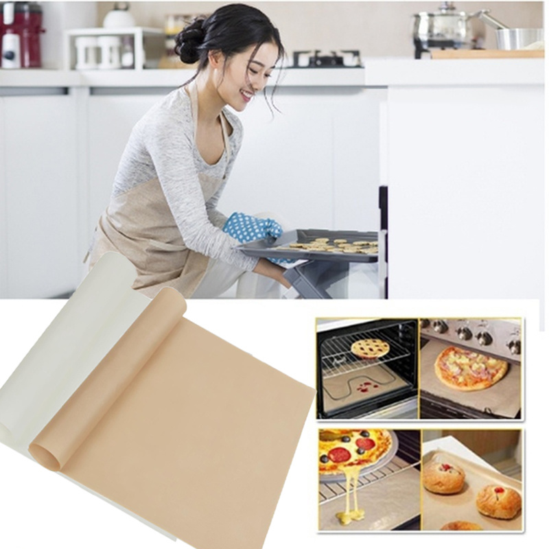 Non-stick Baking Tarpaulin Baking Tray Reusable High Temperature Resistant Oil Paper Oven Baking Mat Easy To Clean Barbecue Mat