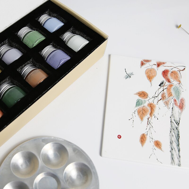 Pigmentos de colores de cerámica para pintura, herramientas de alfarería para pintura con bajo esmalte , pintados a mano, 25ML