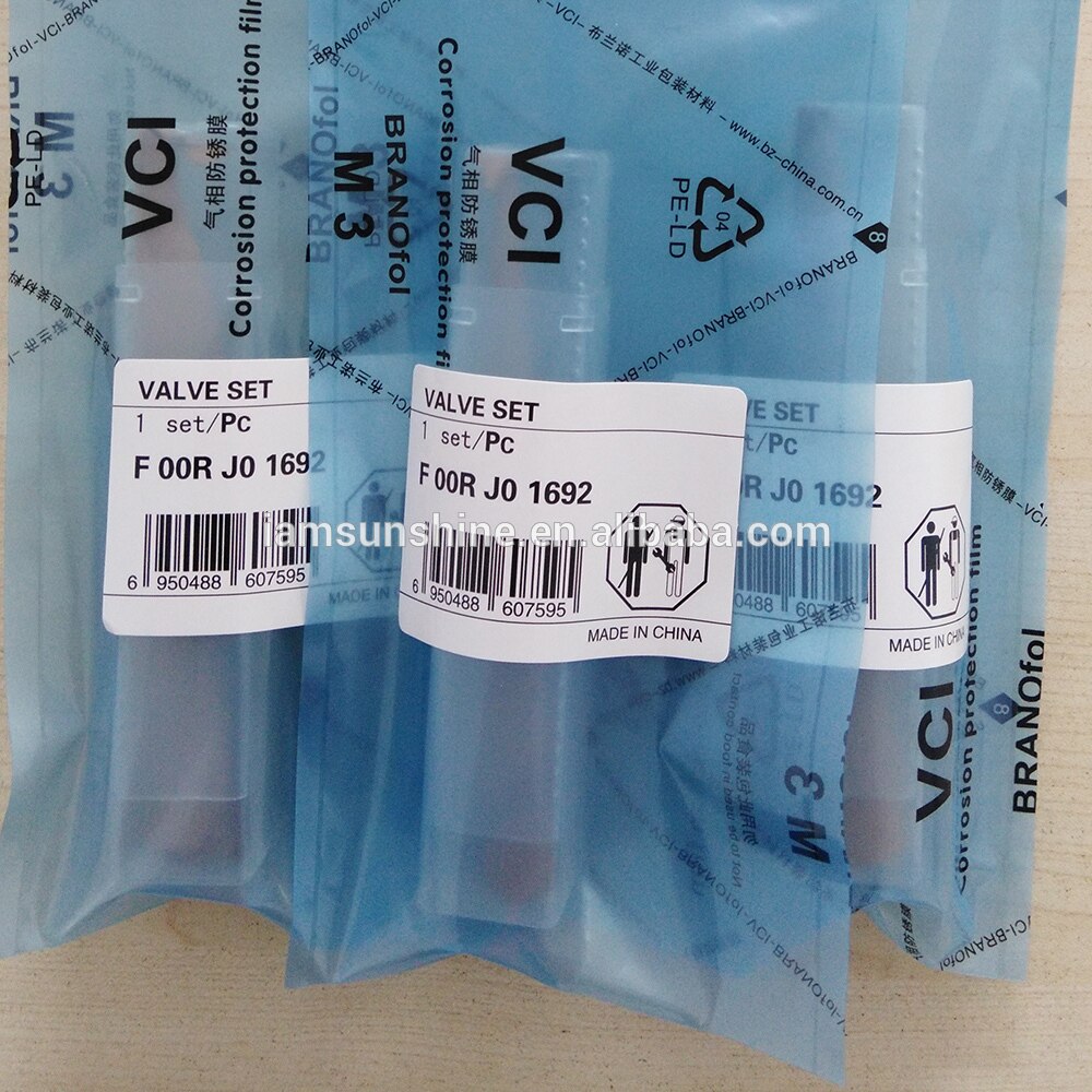 Common rail fuel injector control valve F00RJ01692 for injector 0445120213 0445120221
