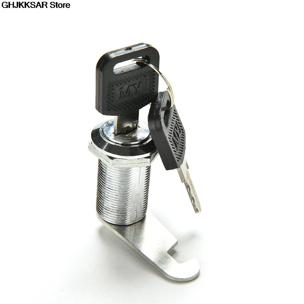 1set Cam Cylinder Locks Door Cabinet Mailbox Drawer Cupboard Locker Security Furniture Locks With Plastic Keys Hardware