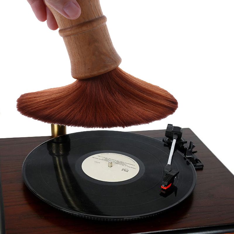 Rengöring mjuk borste super clean antistatisk skivdammborttagning för lp vinyl