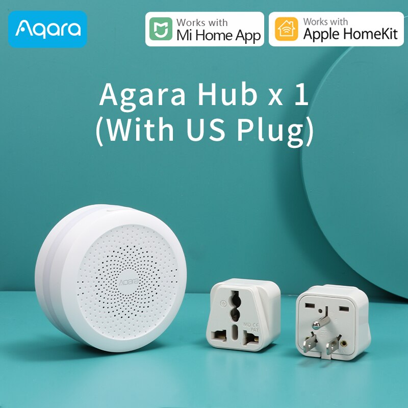 Aqara Hub Smart gateway 3 zigbee version for Xiaomi Mijia Smart home door window Sensor work with Homekit Mi Home APP: Aqara Hub US