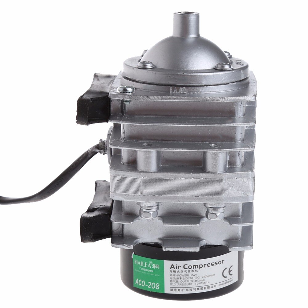 45L/min 25W Electromagnetic Air Compressor Aquarium Fish Tank Oxygen Pond Air Pump Aerator