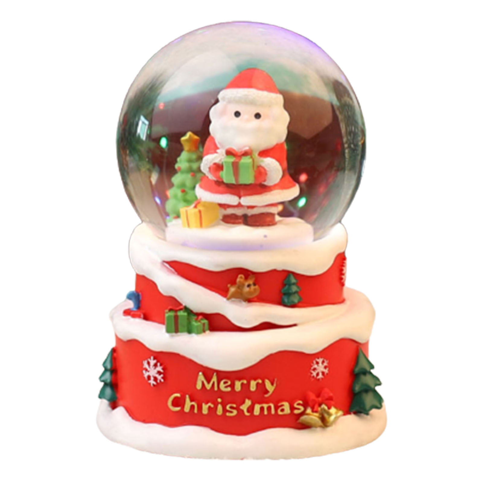 Weihnachten Kristallkugel Beleuchtung Weihnachten Schneekugel Ornament das Erntedankfest Weihnachtsgeschenk Weihnachten Heimat Sekretariat Schreibtisch Dekoration: königlich Blau