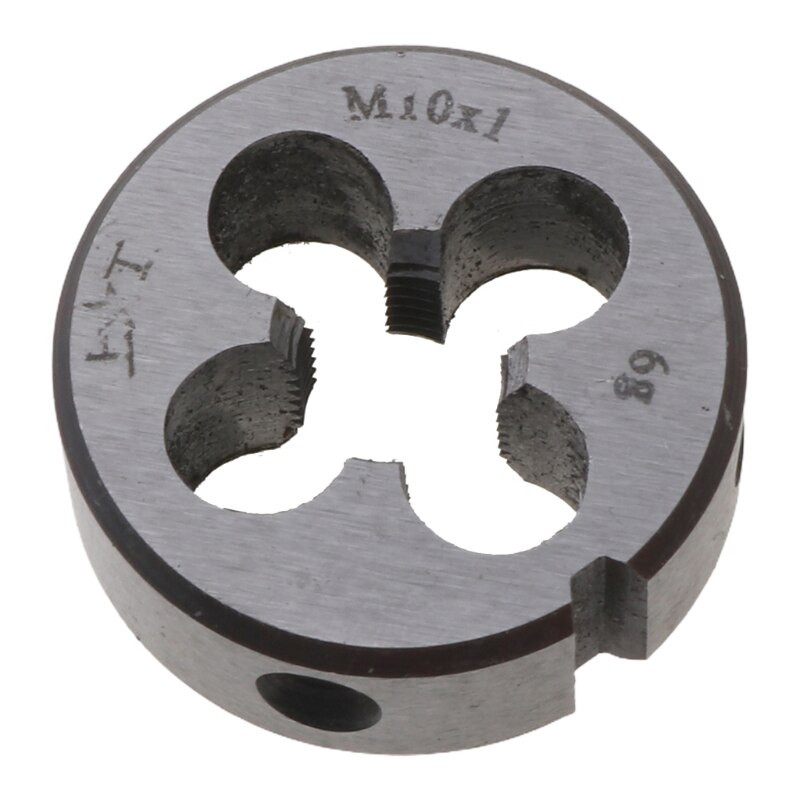 M10 X 1.00 Fijne Draad Mannelijke Kraan Tool Set Rechte Gegroefde Draad Kraan Ronde Sterven