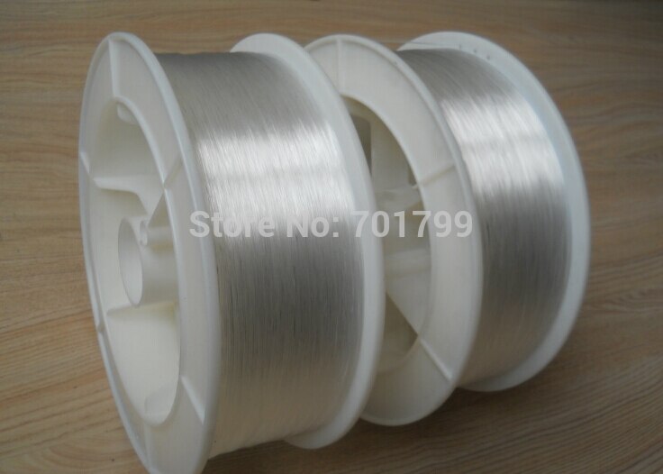 Câble optique à émission latérale en fibre optique PMMA, diamètre de 0.75mm/2700m/rouleau, pour la décoration et l'éclairage