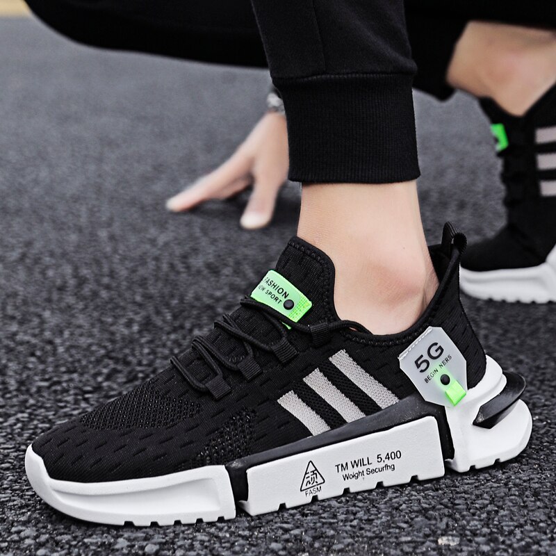 Menn joggesko utendørs lys solf uformelt joggesko til menn våren leiligheter sko zapatillas hombre menn joggesko merke