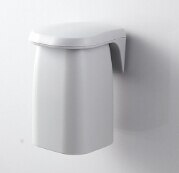 Magnetisk vægmonteret mundskylleholder, husholdnings sugekop tandbørsteholder (hvid / grå / lyseblå / lysegrøn): Grå