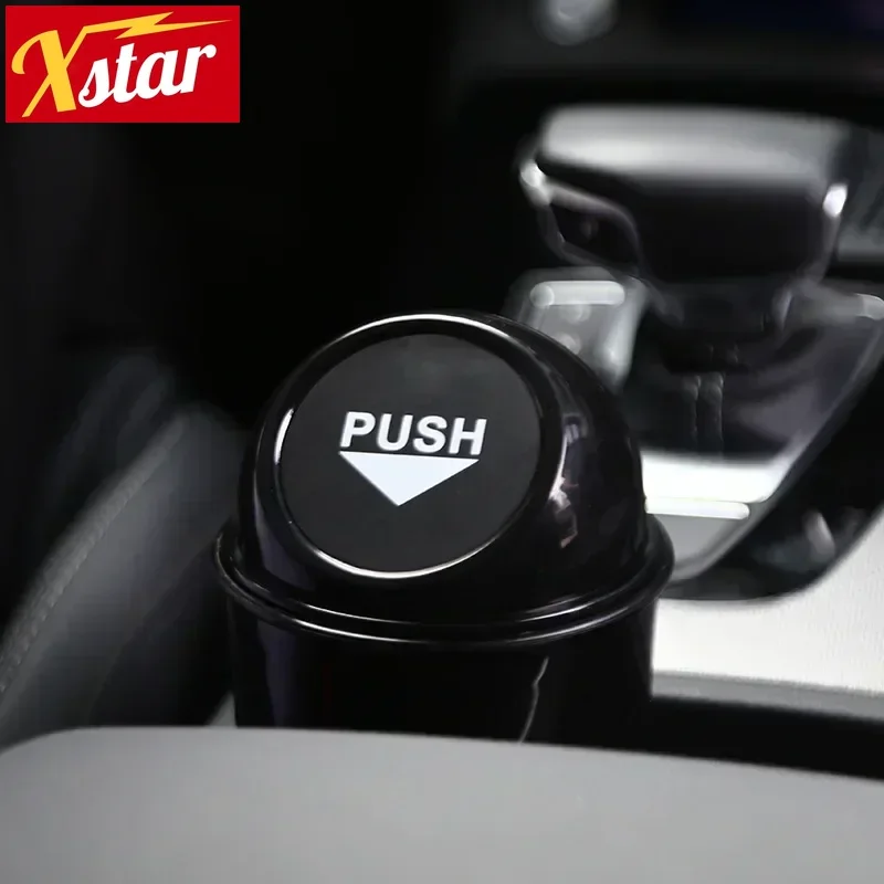 Auto Vuilnisbak Met Deksel, Lekvrij Voertuig Auto Bekerhouder Auto Prullenbak, Kleine Prullenbak Voor Auto-Accessoires