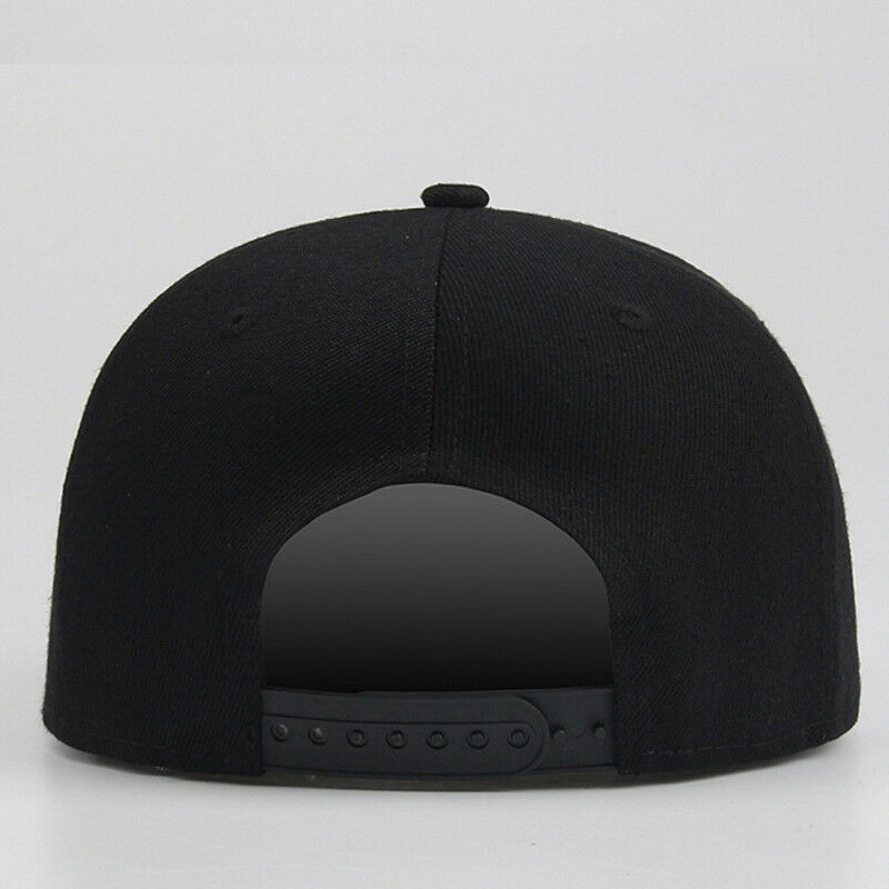 sport baseball lokk blank vanlig fast snapback golf ball hofte-hopp hatt menn kvinner