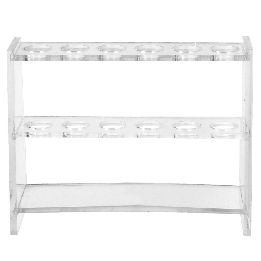 1 Set of Durable Test Tube Rack Holder Detachable Pipe Stand School Laboratory Supplies (100ml Transparent)