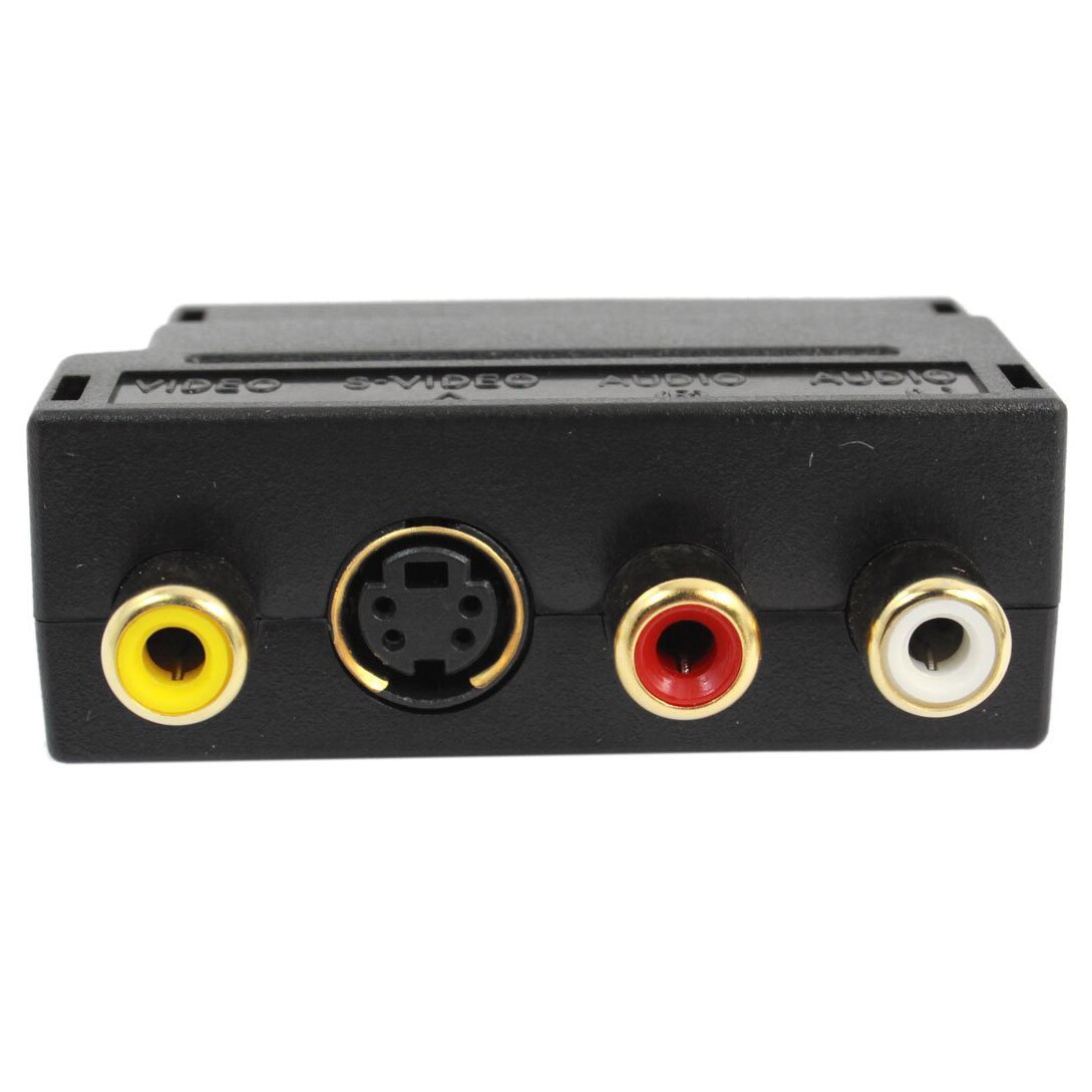 20 Pin Man-vrouw Pin 3 Rca Av + S-Video Adapter-Zwart