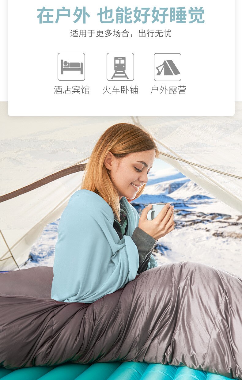 Lenzuola sporche per Hotel da viaggio tutto'aperto portatili con fodera per sacco a pelo sporco modale Naturehike