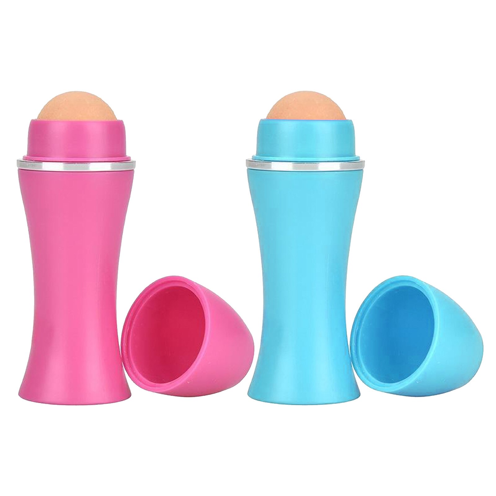 Face Oil Absorbing Roller Volcanic Stone Blemish Remover Face T-zone Oil Removing Rolling Stick Ball Summer Face Shiny Changing