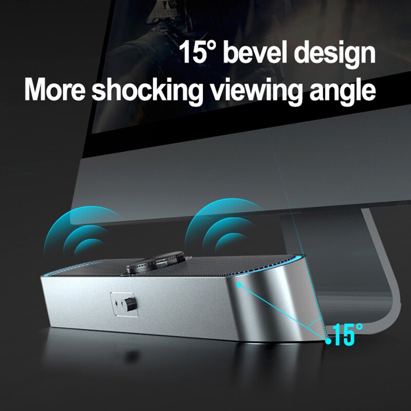 Bluetooth USB Wired Computer Speaker Bar Stereo Subwoofer Bass speaker Surround Sound Box for PC Laptop phone Tablet with Mic