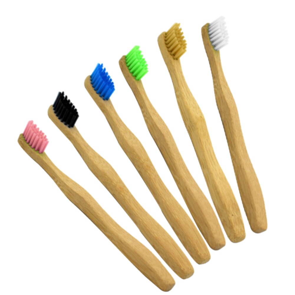 Brosse à dents en bambou pour enfants, hygiène buccale à domicile, sécurité, manuel biodégradable, voyage pour enfants, Anti doux