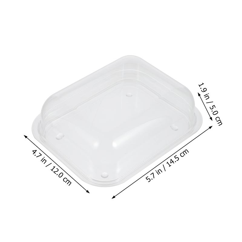 1Pc Practical Butter Box Butter Container Home Restaurant Butter Holder With Lid Butter Container: Khaki