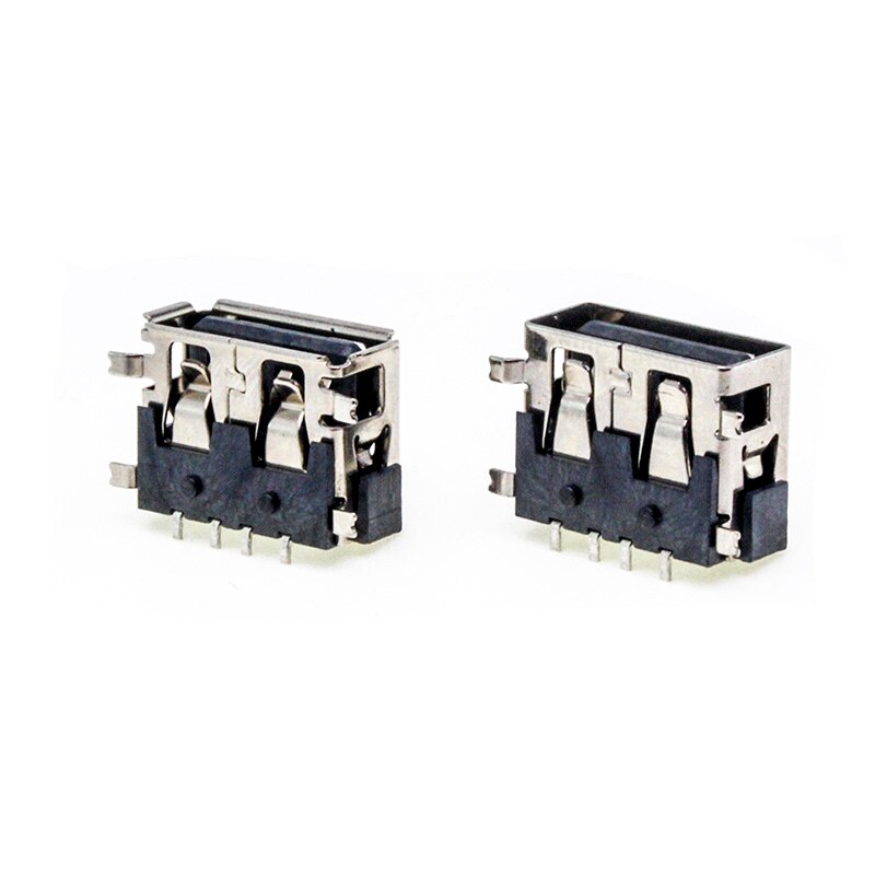 Connecteurs USB Femelle à Angle Droit - Lot De 20 Pièces, 4 Broches, Montage DIP - Pour Réparations électroniques