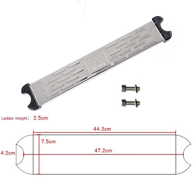 Échelle de Piscine Antidérapante en Acier Inoxydable, Accessoires de Remplacement