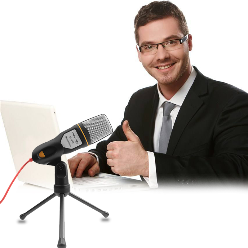 FELYBY Professionele Condensator Microfoon Sound Podcast Studio Microfone voor PC en telefoon Laptop Kantoor vergadering Toespraak Karaoke