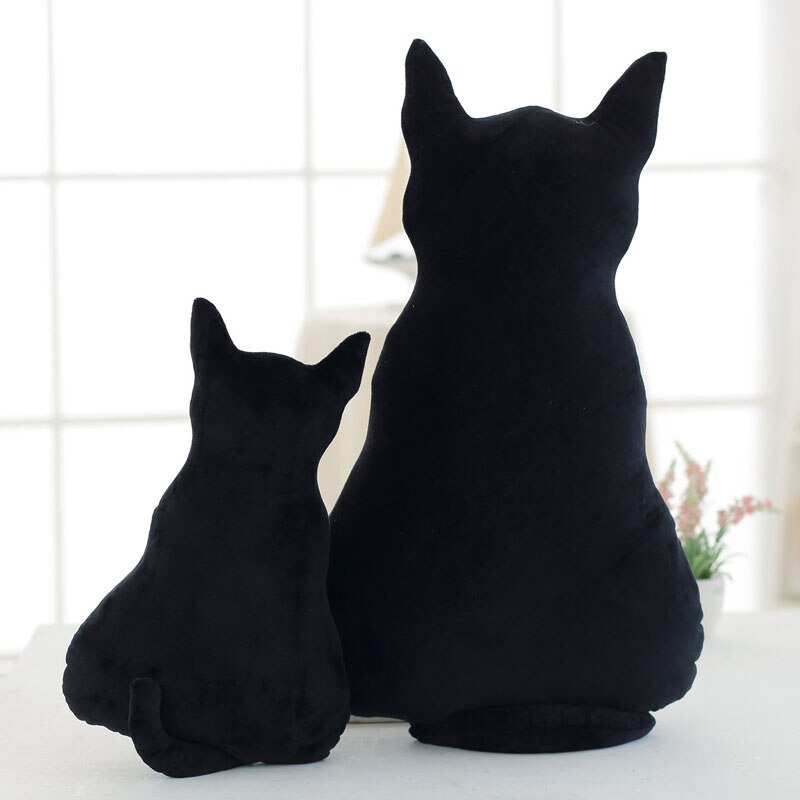Simulatie Kat Zacht Kussen Pop Knuffel Sofa Kussen Rugkussen Voor Kinderen Meisjes Kamer Decoratives