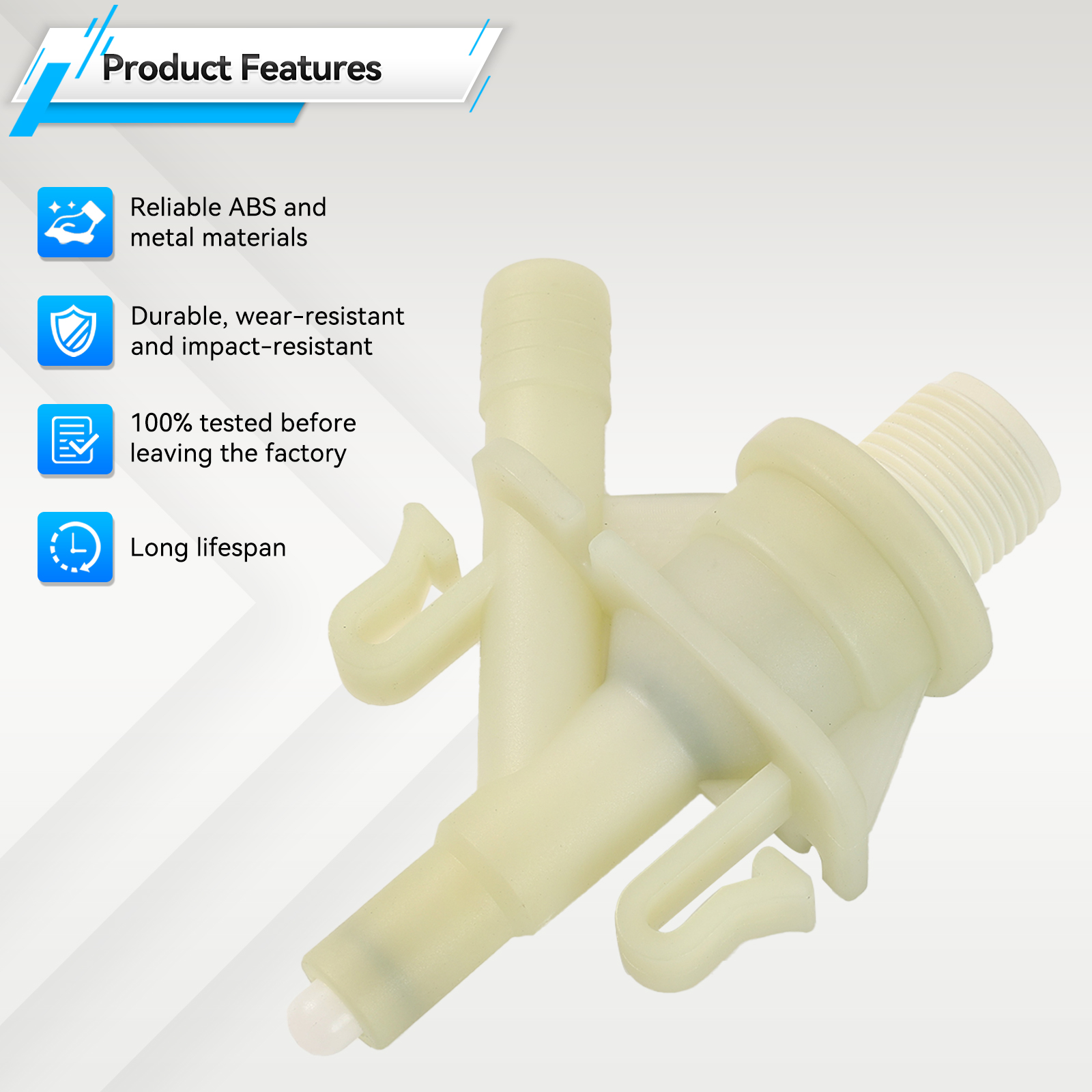 Plastic RV Camper Water Valve Kit 385311641 Replacement Durable For Dometic Sealand marine 300 310 320 series Pedal Flush Toilet