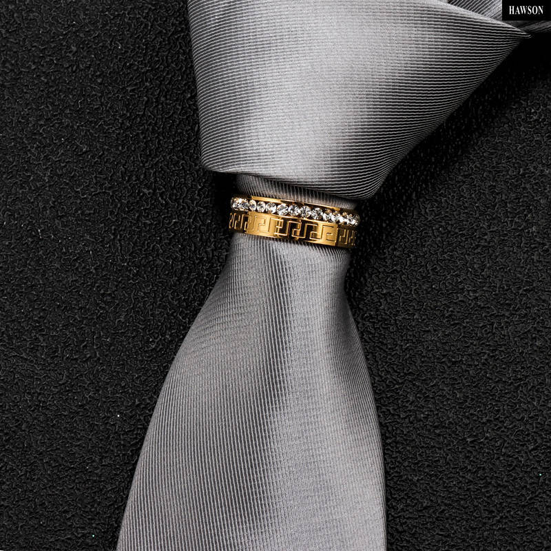 HAWSON Necktie Ring for Men's Tie Accessory