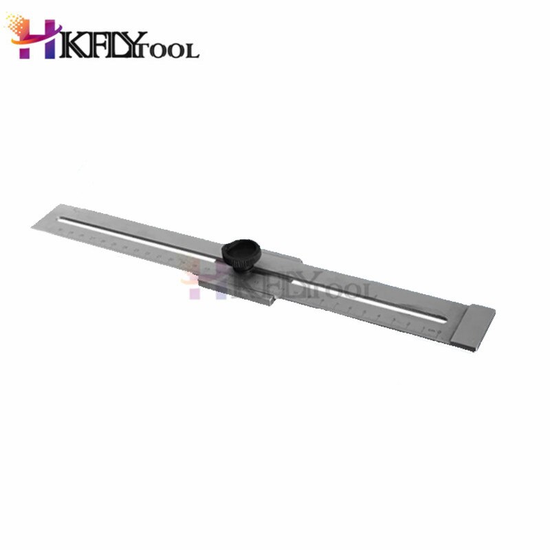 Marking Gauge Mark Scraper Tool 0-250mm Length Screw Cutting For Woodworking Measuring Graduation 0.1mm Carbon Steel 40mm Wide