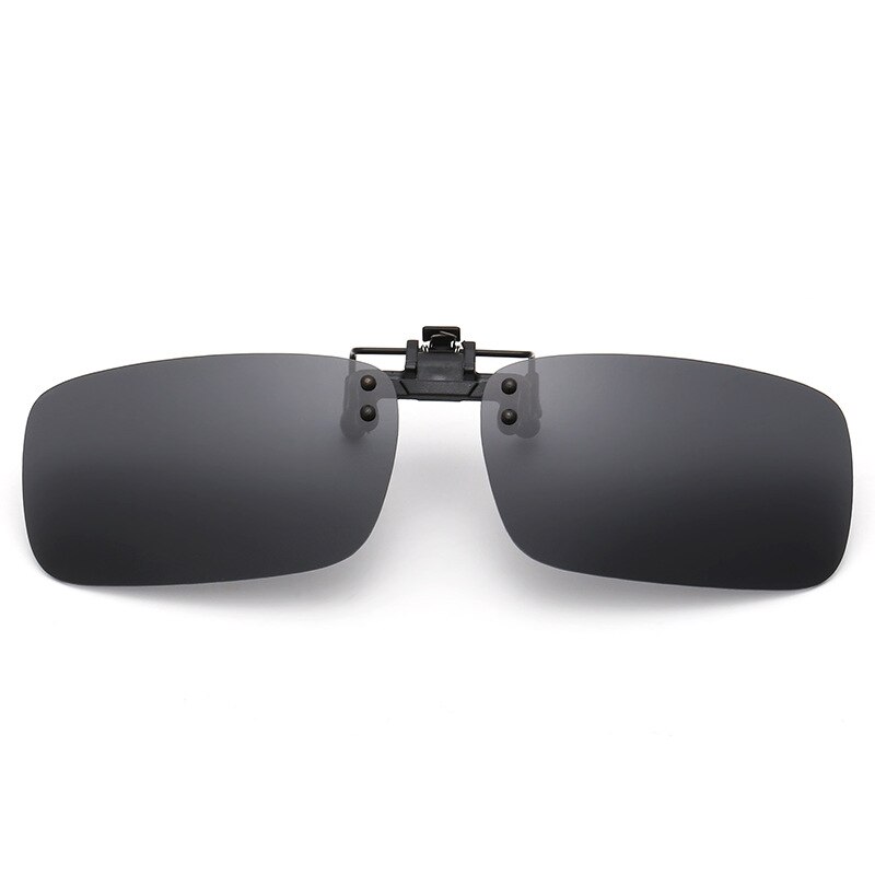 Classic Retro Unisex Polarized Clip On Sunglasses Driving Night Vision Fishing Lens Anti-UVA Anti-UVB Riding Sunglasses Clip