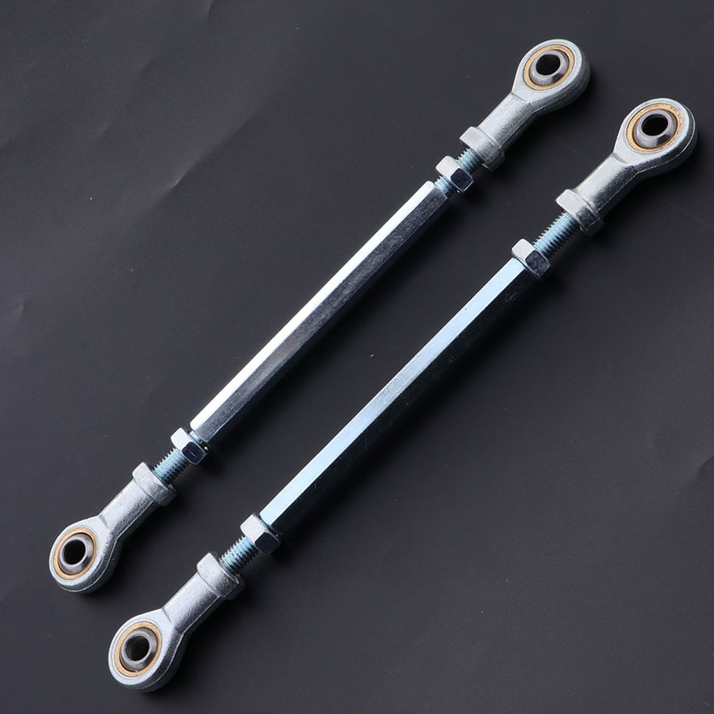 Kogelgewricht Trekstang, staallegering 10mm Draad Hoge Sterkte Stuurstang Vervangende Onderdelen voor Quad Crossmotor ATV Go Kart