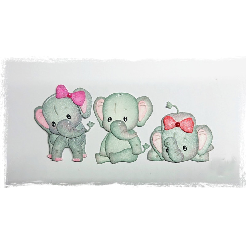 Playing elephant Metal Cutting Dies cut die mold decoration Scrapbooking Embossing paper craft mould punch stencils