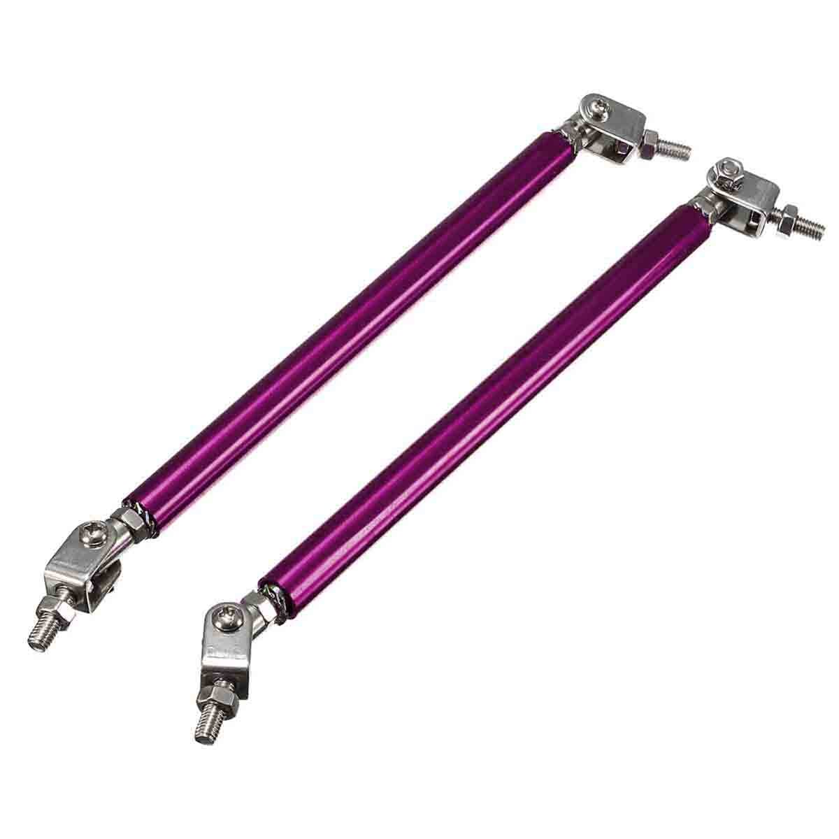 2 stk universal bil foran bagkofanger beskytter splitter stang støtte justerbar: Lilla