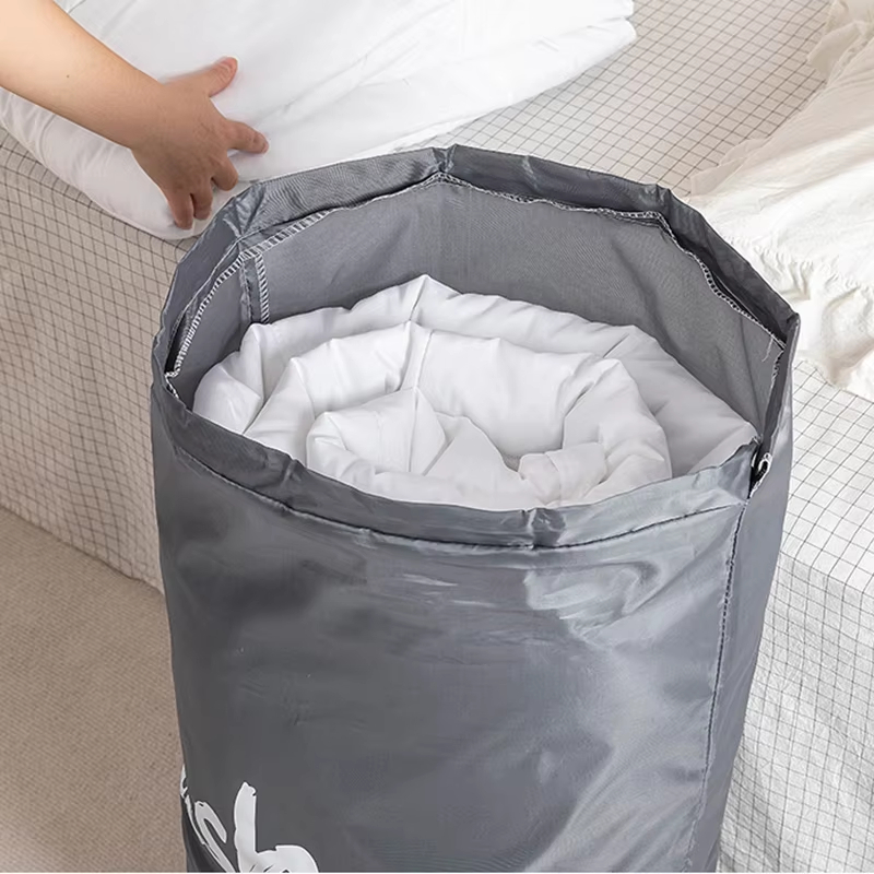 Nylon Laundry Bag Travel Storage Pouch Machine Washable Dirty Clothes Storage Wash Drawstring Bag Large Capacity