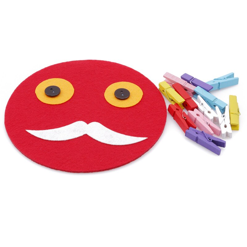 Non-woven Felt Fabric Cartoon Animal Clip Art Preschool Kindergarten Teaching Materials Educational Toys: sun