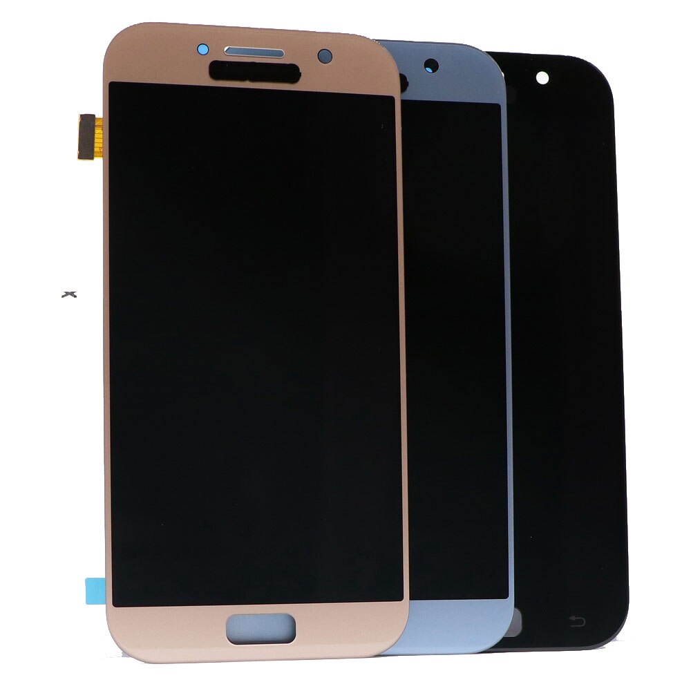 Pantalla LCD para Samsung Galaxy A5 , A520F, SM-A520F, A520, montaje de digitalizador con abrillantadores ajustables con marco