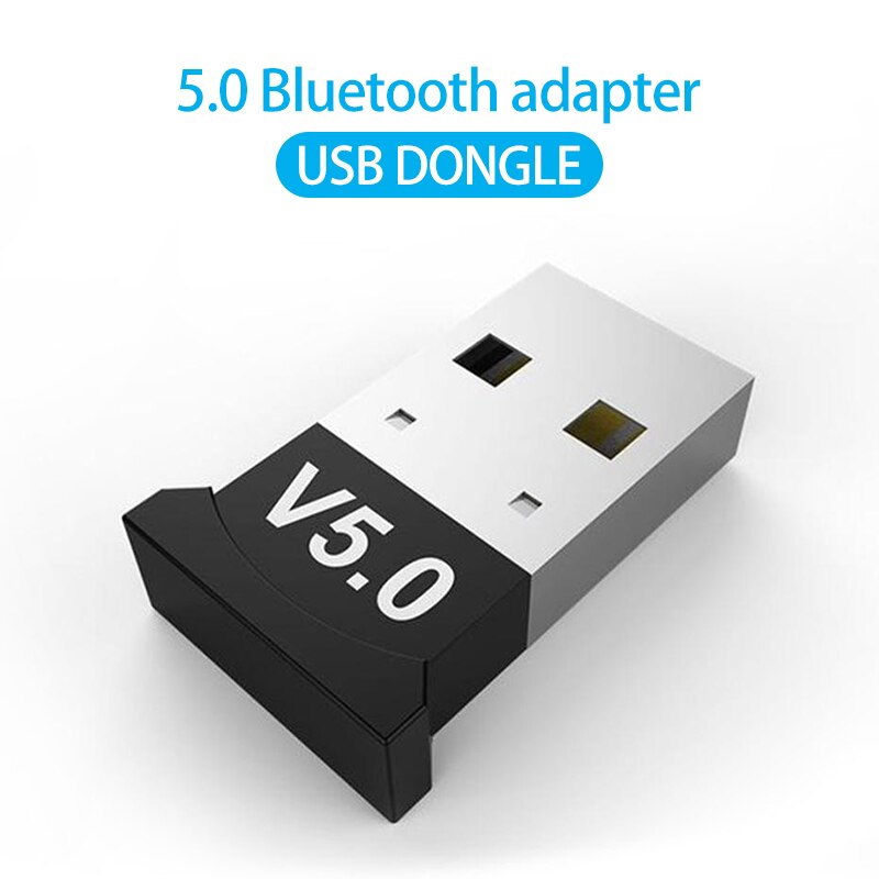 5/4/3/2/1pcs V5 Bluetooth 5.0 Adapter Support Bluetooth 5.0 Dual-mode Specification Max 24Mbps Black Portable Daily