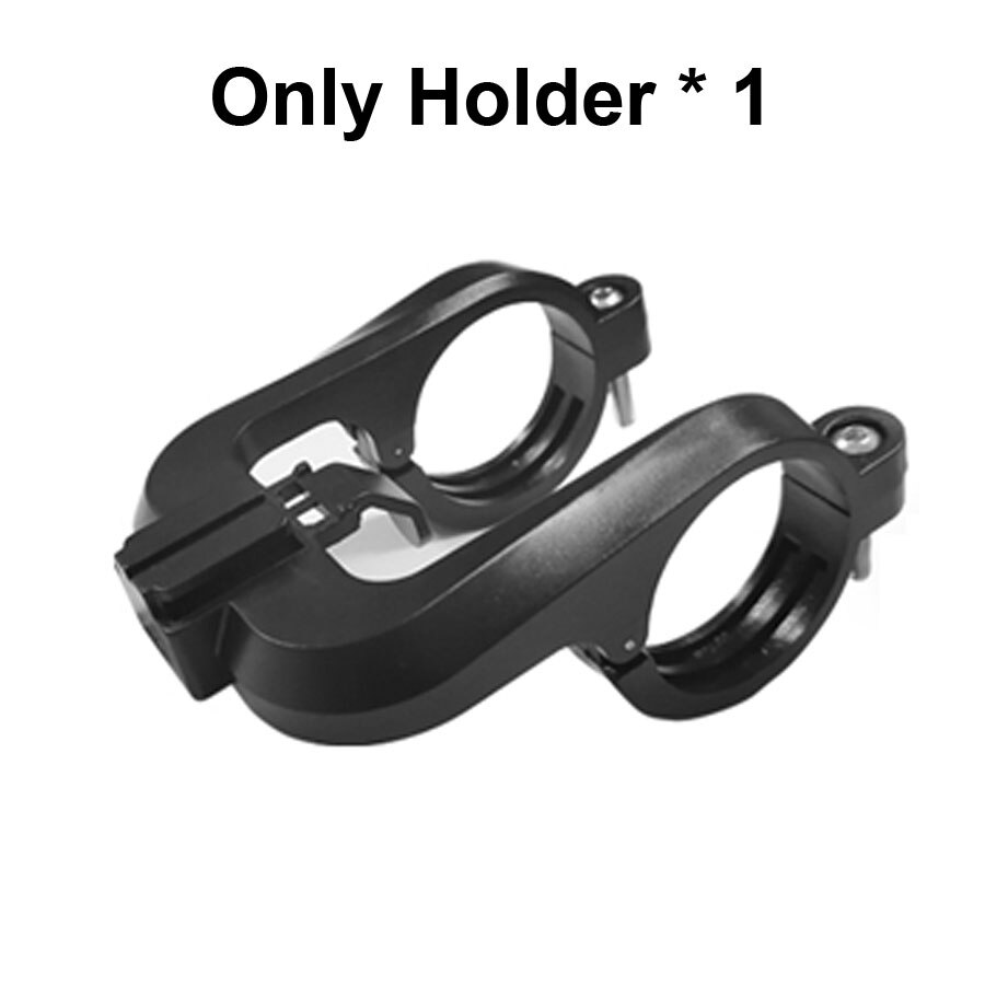 Ficklampa för cykel  t6 led cykeldatorhorn usb cykelljus fram 2 hållare vattentät cykelstrålkastare vägmätare tillbehör: Enda innehavaren