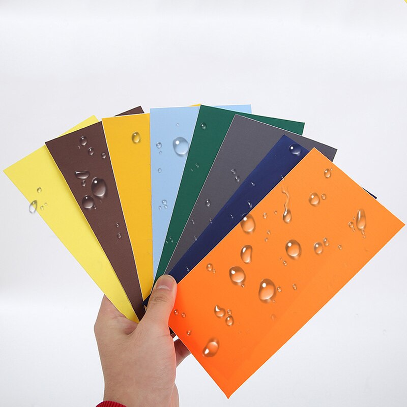20X10Cm Zelfklevende Patch Doek Sticker Decoratieve Nylon Gratis Cut Diy Reparatie Donsjack Regenjas Paraplu Waterdichte patch
