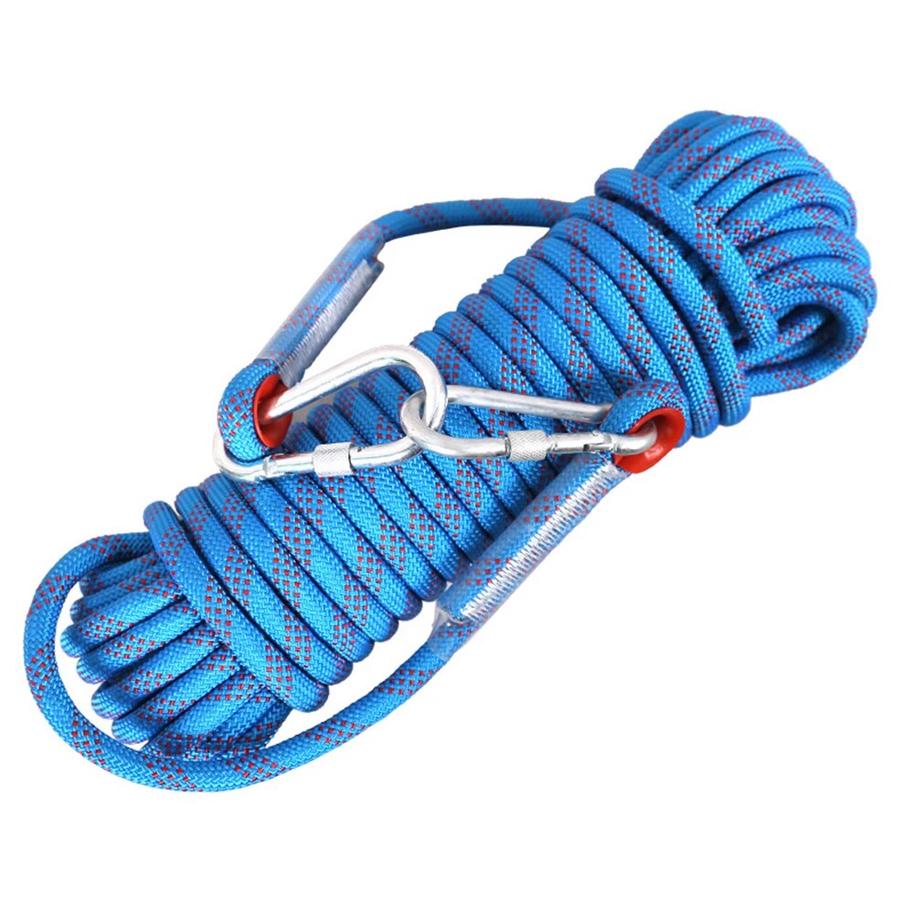 Tomshoo 10 mm Kletterseil, 10 m/20 m/30 m, statisches Rapelling-Seil für Höhle Außenbereich, für Feuerrettung, Sicherheit, Fluchtklettern, Zubehör