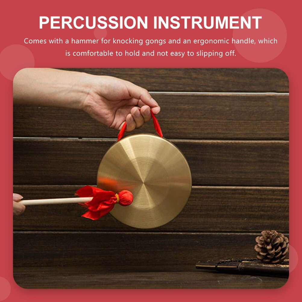 Uroczystość festiwalu klasowego gong bęben Orff instrument perkusyjny gong ręczny