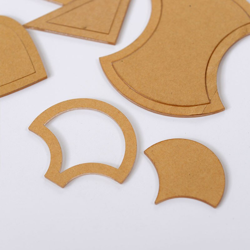 54pcs Reusable Mixed Patchwork Templates Sewing Craft DIY Tool for Patchwork Quilter Kit Transparent Acrylic Ruler