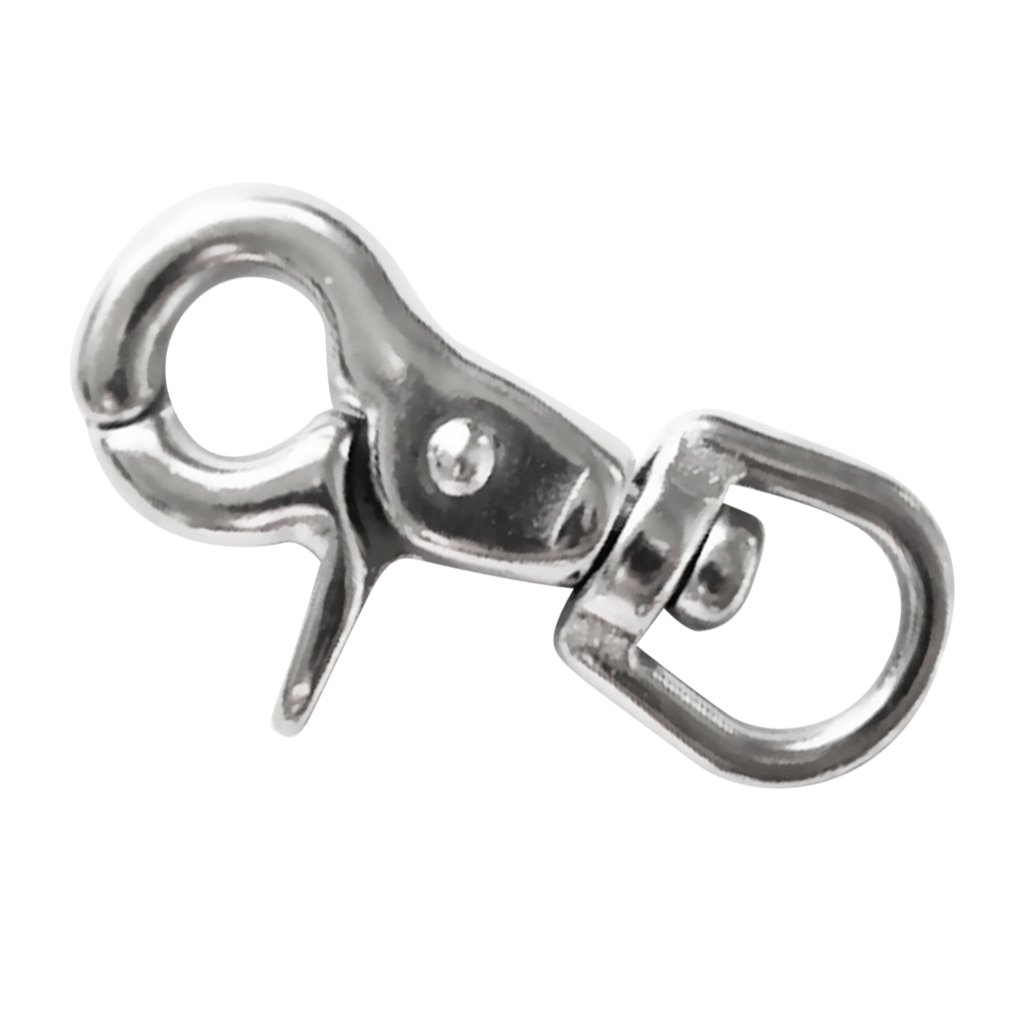 65mm Stainless Steel Round Eye Swivel Trigger Clasp Snap Hook Dog Chain Clip