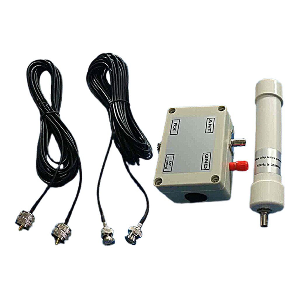 Active Antenna for Short Wave Radio Waterproof Rainproof Antenna - 10kHz to