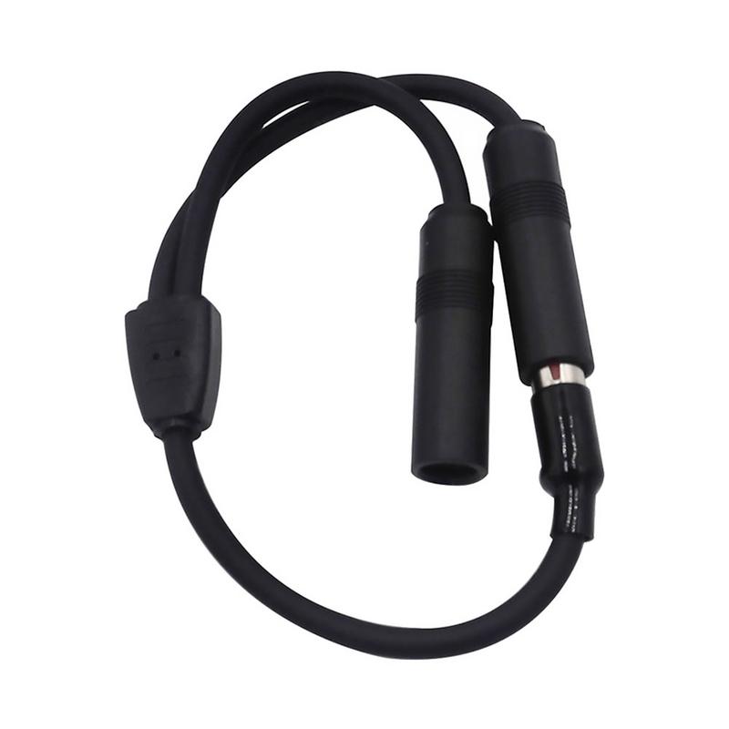 Auto Antenne Kabel Adapter Stecker Aluminium in 1 für 2 Radio Antenne Verlängerung Kabel